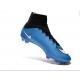 Crampon de Football Nouveaux Ronaldo Nike Mercurial Superfly FG Bleu Blanc