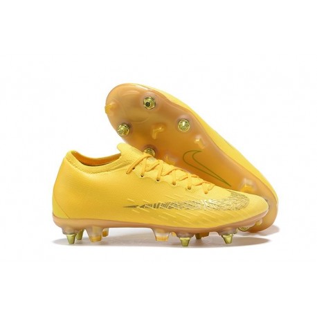 Nike Mercurial Vapor 12 SG-Pro AC Chaussure - Jaune Or