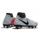 Nike Phantom Vision Elite DF SG-Pro AC Gris Rouge Noir