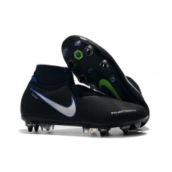 Nike Phantom Vision Elite DF SG-Pro AC Noir Bleu Argent