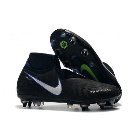 Nike Phantom Vision Elite DF SG-Pro AC Noir Bleu Argent