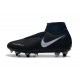 Nike Phantom Vision Elite DF SG-Pro AC Noir Bleu Argent