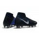 Nike Phantom Vision Elite DF SG-Pro AC Noir Bleu Argent