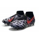 Neymar Nike Phantom Vision Elite DF SG-Pro AC Noir Argent Rouge