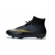 Crampon de Football Nouveaux Ronaldo Nike Mercurial Superfly FG Noir Or