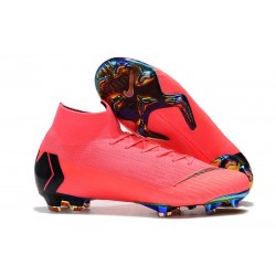 Nike Chaussure Homme Mercurial Superfly VI 360 FG - Rose Noir