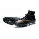 Crampon de Football Nouveaux Ronaldo Nike Mercurial Superfly FG Noir Or