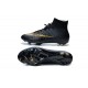 Crampon de Football Nouveaux Ronaldo Nike Mercurial Superfly FG Noir Or