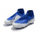 Nike Crampon Phantom VSN Elite DF FG - Bleu Blanc