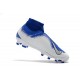 Nike Crampon Phantom VSN Elite DF FG - Bleu Blanc