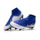 Nike Phantom Vision Elite DF SG-Pro AC Bleu Blanc Argent