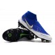 Nike Phantom Vision Elite DF SG-Pro AC Bleu Blanc Argent