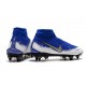 Nike Phantom Vision Elite DF SG-Pro AC Bleu Blanc Argent