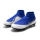 Nike Phantom Vision Elite DF SG-Pro AC Bleu Blanc Argent