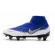 Nike Phantom Vision Elite DF SG-Pro AC Bleu Blanc Argent