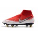 Nike Phantom Vision Elite DF SG-Pro AC Rouge Argent Blanc