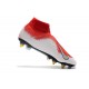 Nike Phantom Vision Elite DF SG-Pro AC Rouge Argent Blanc