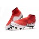 Nike Phantom Vision Elite DF SG-Pro AC Rouge Argent Blanc