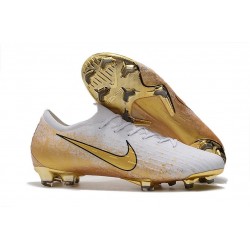 Crampons Nike Mercurial Vapor 12 Elite FG ACC Blanc Or