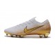 Crampons Nike Mercurial Vapor 12 Elite FG ACC Blanc Or