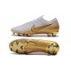 Crampons Nike Mercurial Vapor 12 Elite FG ACC Blanc Or