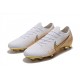 Crampons Nike Mercurial Vapor 12 Elite FG ACC Blanc Or