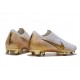 Crampons Nike Mercurial Vapor 12 Elite FG ACC Blanc Or