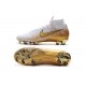 Nike Mercurial Superfly 6 Elite FG Crampons de Foot - Blanc Or