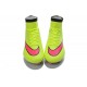 Crampon de Football Nouveaux Ronaldo Nike Mercurial Superfly FG Jaune Rose