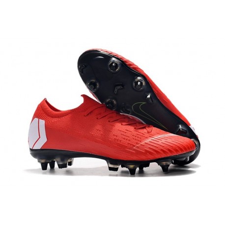 Nike Mercurial Vapor 12 SG-Pro AC Chaussure - Rouge Blanc