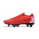 Nike Mercurial Vapor 12 SG-Pro AC Chaussure - Rouge Blanc