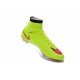 Crampon de Football Nouveaux Ronaldo Nike Mercurial Superfly FG Jaune Rose