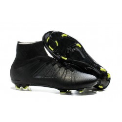 Crampon de Football Nouveaux Ronaldo Nike Mercurial Superfly FG Tout Noir