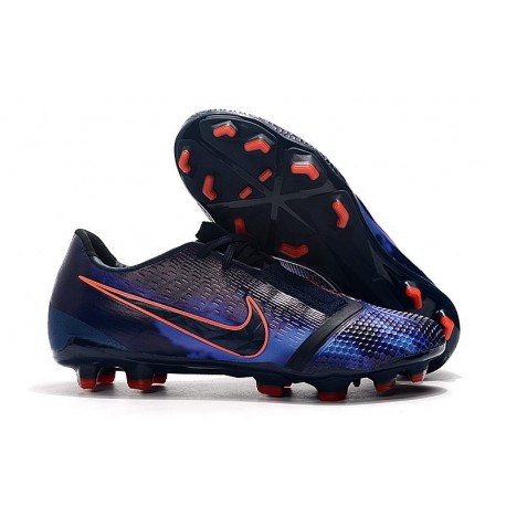 Nike Nouvelles Crampon Phantom Venom Elite FG Obsidienne Bleu Noir