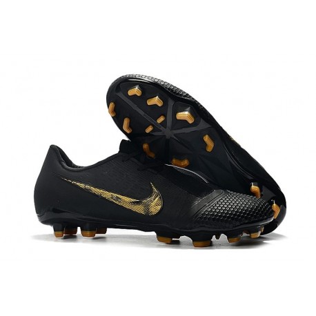 Nike Nouvelles Crampon Phantom Venom Elite FG Noir Or