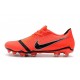 Nike Nouvelles Crampon Phantom Venom Elite FG Rouge Noir