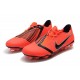 Nike Nouvelles Crampon Phantom Venom Elite FG Rouge Noir