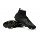 Crampon de Football Nouveaux Ronaldo Nike Mercurial Superfly FG Tout Noir