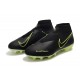 Chaussures de Foot Nike Phantom Vision Elite FG Noir Volt