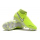 Chaussures de Foot Nike Phantom Vision Elite FG Volt Blanc