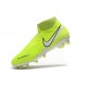 Chaussures de Foot Nike Phantom Vision Elite FG Volt Blanc