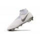 Chaussures de Foot Nike Phantom Vision Elite FG Blanc