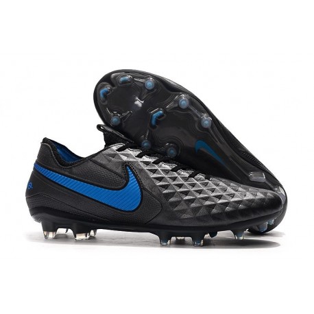 Nike Crampons Nouvelles Tiempo Legend VIII Elite FG Noir Bleu