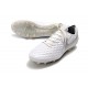 Nike Crampons Nouvelles Tiempo Legend VIII Elite FG Blanc Chrome Platine