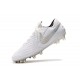 Nike Crampons Nouvelles Tiempo Legend VIII Elite FG Blanc Chrome Platine