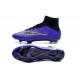 Crampon de Football Nouveaux Ronaldo Nike Mercurial Superfly FG Violet Noir