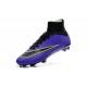 Crampon de Football Nouveaux Ronaldo Nike Mercurial Superfly FG Violet Noir