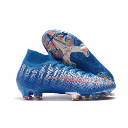 Chaussure Nike Mercurial Superfly VII Elite FG Shuai Bleu