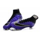 Crampon de Football Nouveaux Ronaldo Nike Mercurial Superfly FG Violet Noir