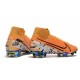 Chaussure Nike Mercurial Superfly VII Elite FG Orange Noir